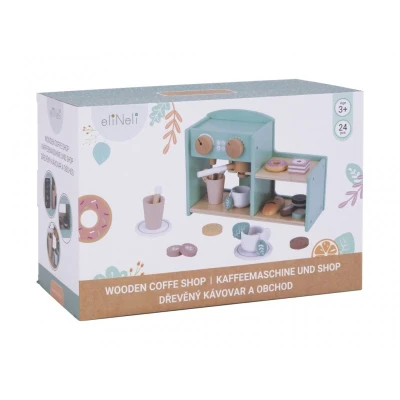 Cafenea - Set de jucarii din lemn inclusiv accesorii